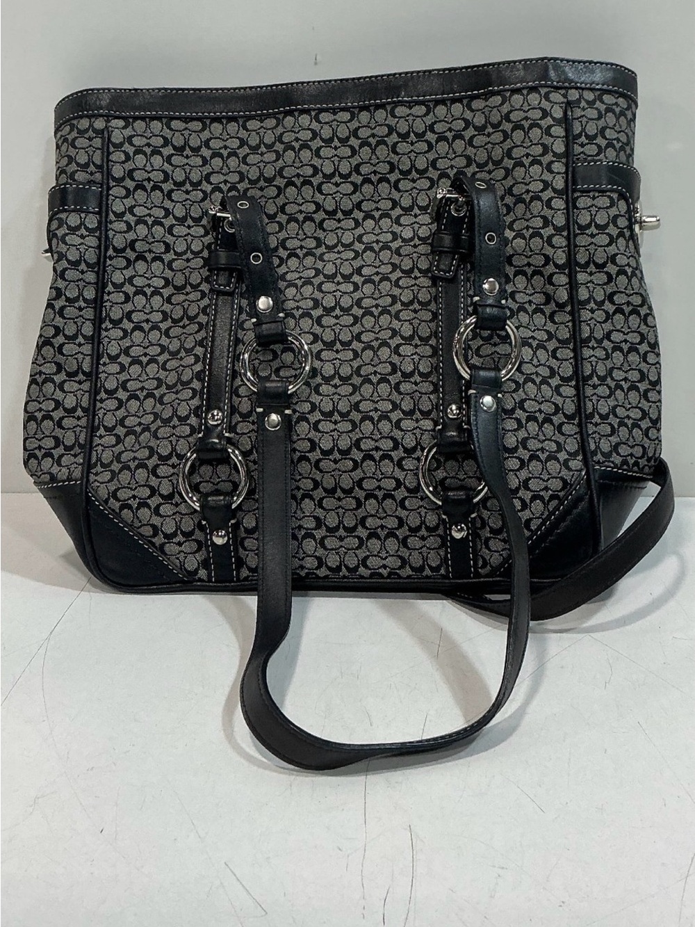 Coach Signature Gallery Monogram Tote / Shoulder Bag